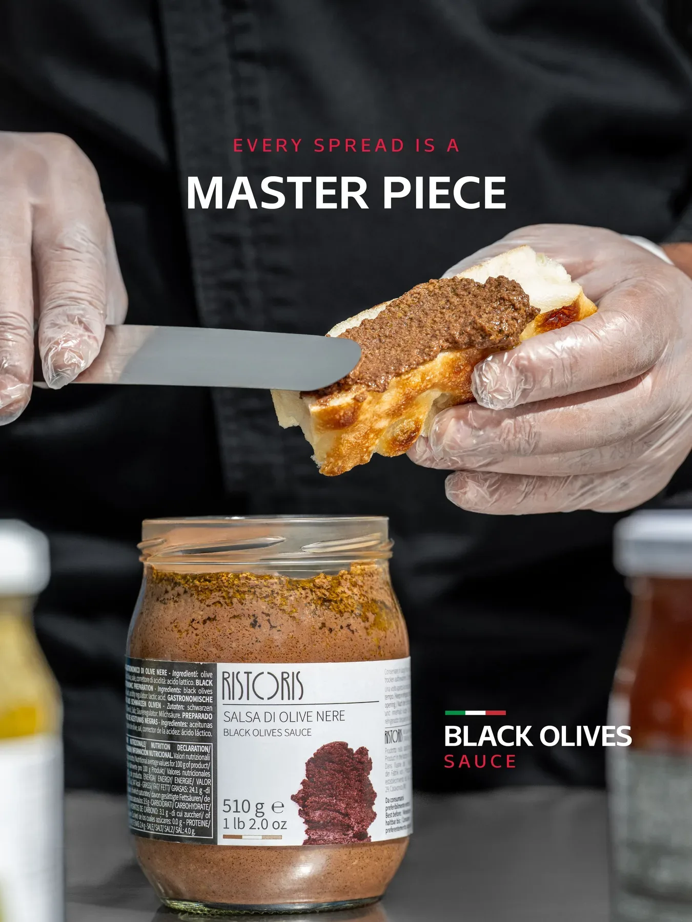 Khalil Foods black olive spread on bread
